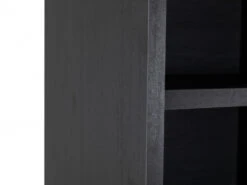 Boekenrek MUNDO - Malamine Zwart Zwart -Lifetime || ESSENZA || Zuiver Winkel richter design mundo 59095