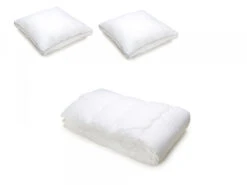 Promoset Dekbed & 2 Hoofdkussens Wit