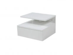 Zwevend Nachtkastje ASHLAN - Wit Wit