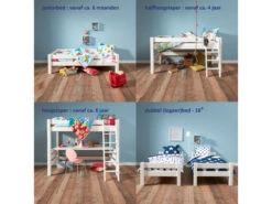 Ombouwbed / Hoogslaper Met Bureau BED4LIFE - Wit Wit -Lifetime || ESSENZA || Zuiver Winkel richter young design bed4life 27453