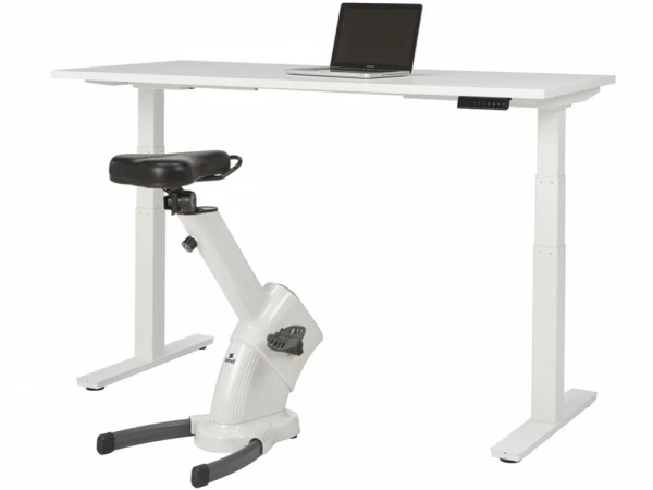 Bureau Verstelbaar In Hoogte - Wit Wit 9 Bureau Verstelbaar In Hoogte - Wit Wit - Afbeelding 7