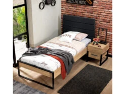 Bed 120x200 IRONY - Recht Hoofdbord -Lifetime || ESSENZA || Zuiver Winkel richter young design irony 50372