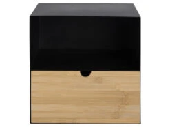 Hangkastje JOLIET - Zwart/hout Hout -Lifetime || ESSENZA || Zuiver Winkel richter young design joliet 41153