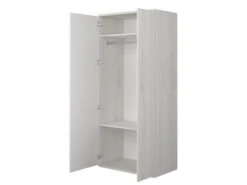 Kleerkast 2 Deuren JULES - Wit Wit -Lifetime || ESSENZA || Zuiver Winkel richter young design jules 37020