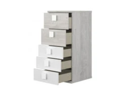 Ladekast JULES - Wit Wit -Lifetime || ESSENZA || Zuiver Winkel richter young design jules 50379