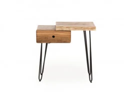 Nachtkastje LIVE EDGE - Naturel Acaciahout Hout -Lifetime || ESSENZA || Zuiver Winkel richter young design live edge 44903