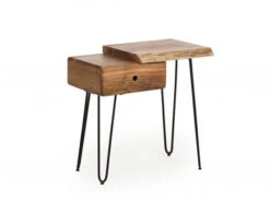 Nachtkastje LIVE EDGE - Naturel Acaciahout Hout -Lifetime || ESSENZA || Zuiver Winkel richter young design live edge 44904