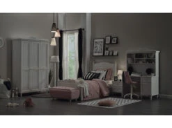 Bed LORA 90x200 Cm - Wit Wit -Lifetime || ESSENZA || Zuiver Winkel richter young design lora 36869