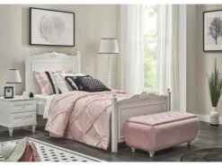 Bed LORA 90x200 Cm - Wit Wit -Lifetime || ESSENZA || Zuiver Winkel richter young design lora 36871