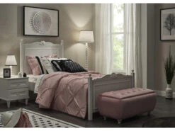 Bed LORA 90x200 Cm - Wit Wit -Lifetime || ESSENZA || Zuiver Winkel richter young design lora 36872