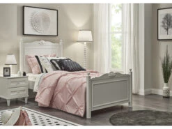 Bed LORA 90x200 Cm - Wit Wit -Lifetime || ESSENZA || Zuiver Winkel richter young design lora 36873