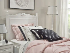 Bed LORA 90x200 Cm - Wit Wit -Lifetime || ESSENZA || Zuiver Winkel richter young design lora 36874