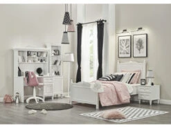 Nachtkastje LORA - Wit Wit -Lifetime || ESSENZA || Zuiver Winkel richter young design lora 36930