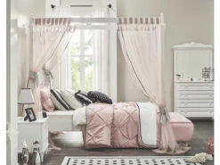 Opbouw Met Stof Voor Bed LORA Wit -Lifetime || ESSENZA || Zuiver Winkel richter young design lora 38081