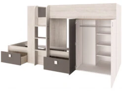Stapelbed MAXIM - Antraciet Grijs -Lifetime || ESSENZA || Zuiver Winkel richter young design maxim 22838