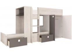 Stapelbed MAXIM - Antraciet Grijs -Lifetime || ESSENZA || Zuiver Winkel richter young design maxim 22839