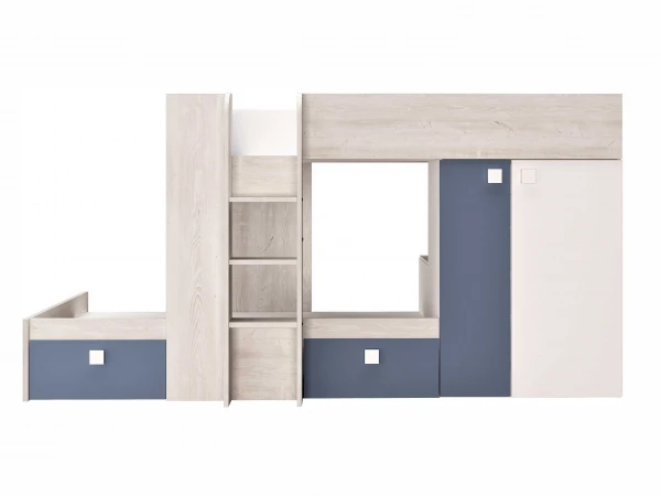 Stapelbed MAXIM - Blauw Blauw 3 Stapelbed MAXIM - Blauw Blauw