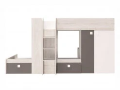 Stapelbed MAXIM - Antraciet Grijs