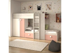 Stapelbed MAXIM - Roze Roze -Lifetime || ESSENZA || Zuiver Winkel richter young design maxim 30365