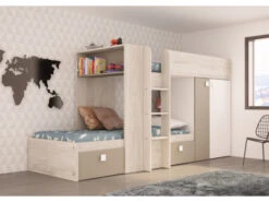 Stapelbed MAXIM - Klei Bruin -Lifetime || ESSENZA || Zuiver Winkel richter young design maxim 51952