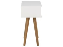 Nachtkastje MITRA - Wit/eik Wit -Lifetime || ESSENZA || Zuiver Winkel richter young design mitra 34658