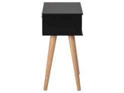 Nachtkastje MITRA - Zwart/eik Zwart -Lifetime || ESSENZA || Zuiver Winkel richter young design mitra 34664