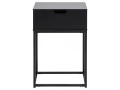 Nachttafel MITRA - Zwart Zwart -Lifetime || ESSENZA || Zuiver Winkel richter young design mitra 37390