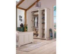 3-deurskast MONTE - Wit Wit -Lifetime || ESSENZA || Zuiver Winkel richter young design monte 51109