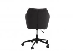 Bureaustoel NORA - Zwarte Lederlook Zwart -Lifetime || ESSENZA || Zuiver Winkel richter young design nora 50637