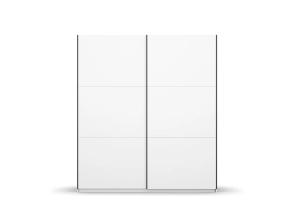 Schuifdeurkast SLIDE - Wit Wit 3 Schuifdeurkast SLIDE - Wit Wit