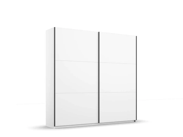 Schuifdeurkast SLIDE - Wit Wit 4 Schuifdeurkast SLIDE - Wit Wit - Afbeelding 2