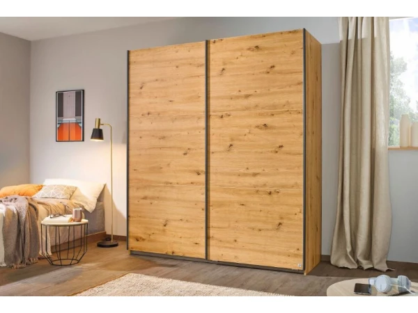 Schuifdeurkast SLIDE - Eik Artisan Hout 5 Schuifdeurkast SLIDE - Eik Artisan Hout - Afbeelding 3