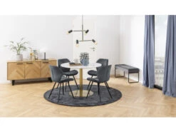 Bankje XENIA - Velvet Dark Grey Grijs -Lifetime || ESSENZA || Zuiver Winkel richter young design xenia 54690