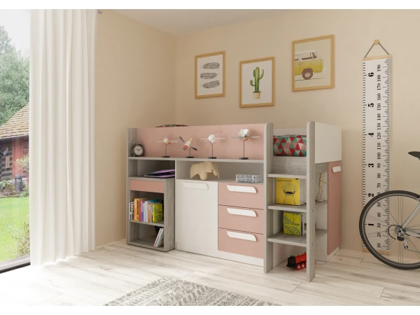 Halfhoogslaper YOLO - Roze Roze 4 Halfhoogslaper YOLO - Roze Roze - Afbeelding 2