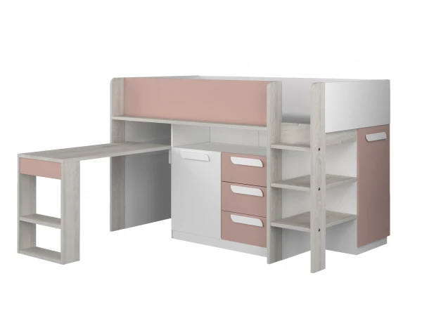 Halfhoogslaper YOLO - Roze Roze 6 Halfhoogslaper YOLO - Roze Roze - Afbeelding 4