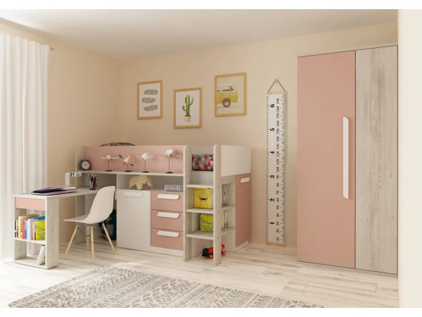 Halfhoogslaper YOLO - Roze Roze 5 Halfhoogslaper YOLO - Roze Roze - Afbeelding 3