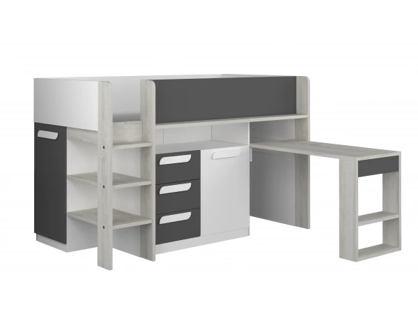 Halfhoogslaper YOLO - Antraciet Grijs 4 Halfhoogslaper YOLO - Antraciet Grijs - Afbeelding 2