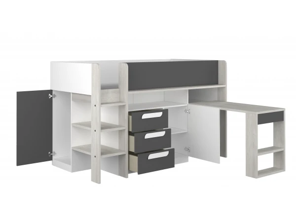 Halfhoogslaper YOLO - Antraciet Grijs 6 Halfhoogslaper YOLO - Antraciet Grijs - Afbeelding 4