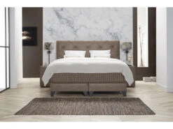 Boxspring MAGNIFIQUE Incl. Matras - Bull Liver Bruin -Lifetime || ESSENZA || Zuiver Winkel serta serta limited 56259