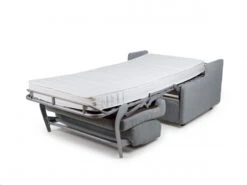 Zetelbed EMANTI Met Pocketverenmatras En Trolley - Ijsblauw Blauw -Lifetime || ESSENZA || Zuiver Winkel sofabed by recor emanti 23054