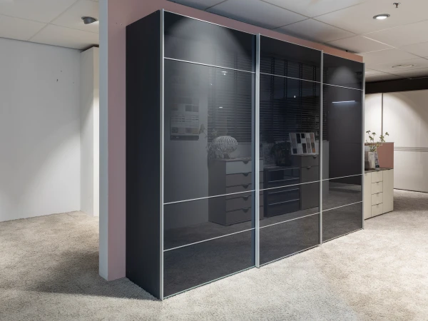 Staud Kleerkast SINFONIE PLUS - Antraciet Glas Grijs 3 Staud Kleerkast SINFONIE PLUS - Antraciet Glas Grijs