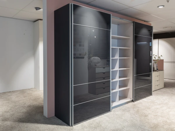 Staud Kleerkast SINFONIE PLUS - Antraciet Glas Grijs 5 Staud Kleerkast SINFONIE PLUS - Antraciet Glas Grijs - Afbeelding 3