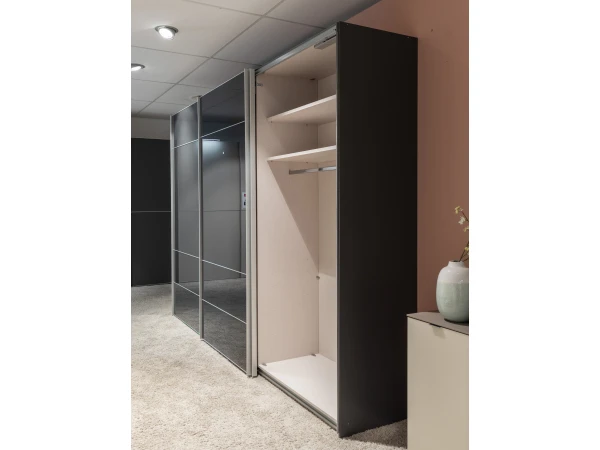 Staud Kleerkast SINFONIE PLUS - Antraciet Glas Grijs 9 Staud Kleerkast SINFONIE PLUS - Antraciet Glas Grijs - Afbeelding 7