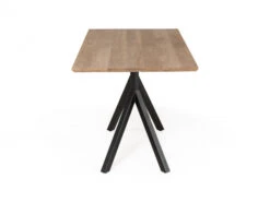 Bureautafel BEVELED - Naturel Eiken/zwart Hout -Lifetime || ESSENZA || Zuiver Winkel studio puro beveled 49171