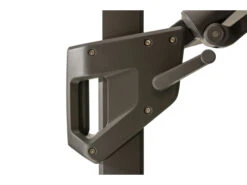 Zweefparasol Incl. Voet BALI - Antraciet/smoke Taupe Antraciet -Lifetime || ESSENZA || Zuiver Winkel sun shade bali 67578