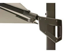 Zweefparasol Incl. Voet BALI - Antraciet/smoke Taupe Antraciet -Lifetime || ESSENZA || Zuiver Winkel sun shade bali 67580