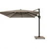 Zweefparasol BALI - Antraciet/smoke Taupe Taupe -Lifetime || ESSENZA || Zuiver Winkel sun shade bali 67607