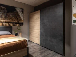 Schuifdeurkast TAMPA - Artisan Eik/grafiet Hout 17 Schuifdeurkast TAMPA - Artisan Eik/grafiet Hout -Lifetime || ESSENZA || Zuiver Winkel tampa 60424