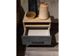 Set Nachttafels TAMPA - Artisan Eik/grafiet -Lifetime || ESSENZA || Zuiver Winkel tampa 60436