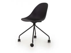 Bureaustoel Met Wieltjes WORK - Zwart Zwart